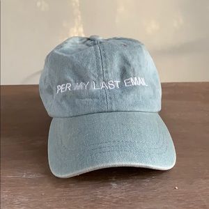 Per My Last Email Hat